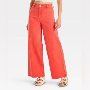 Universal Thread Women's High-Rise Sailor Wide Leg
Ankle Jeans Sz 2 NWT